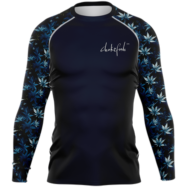 Chokefish™ Long Sleeve Rashguard Cannabis Men's Shirt-005-2